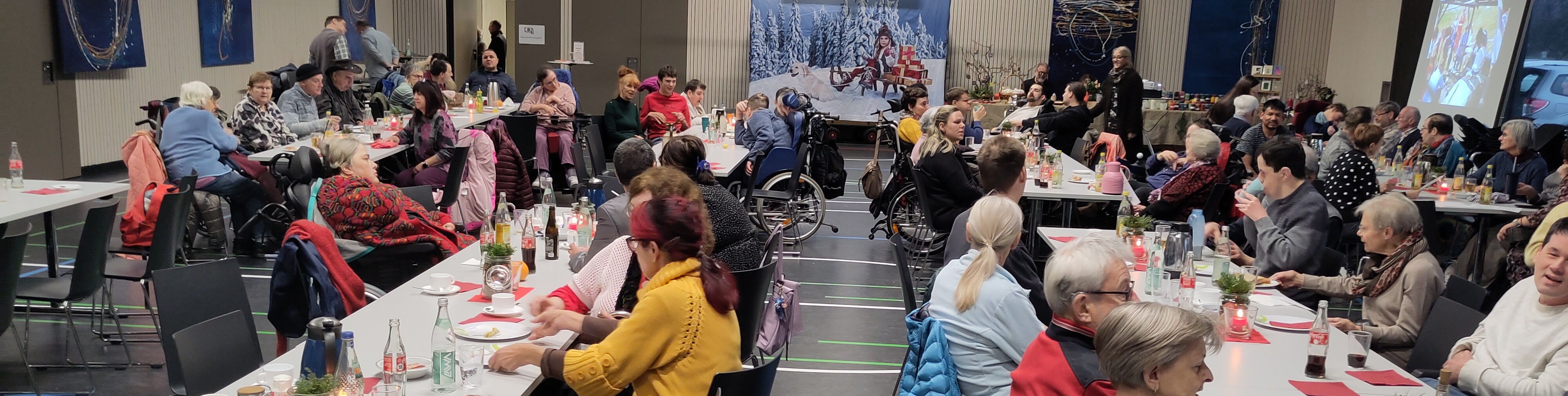 besucher adventsfeier